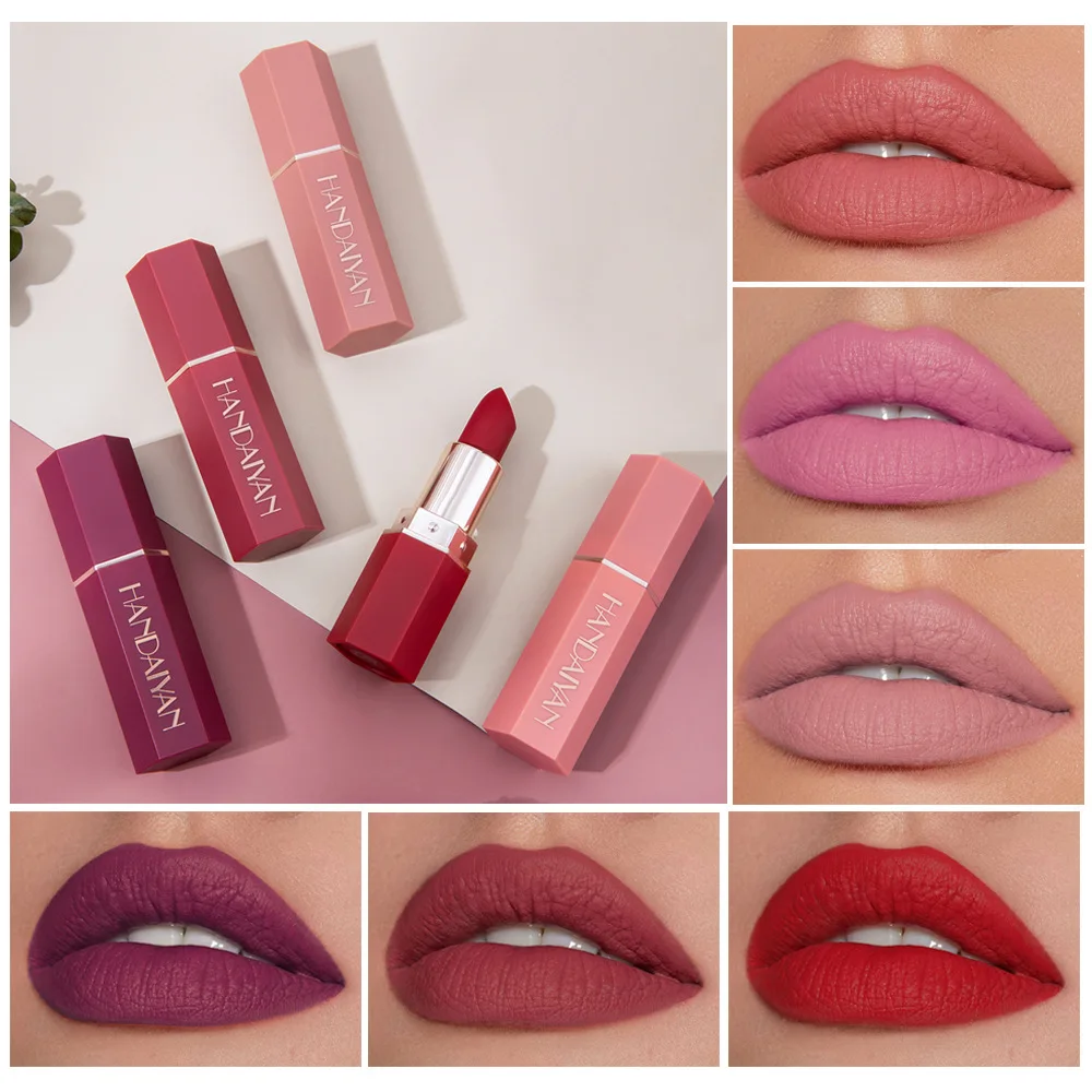 2023 Hot Predaj Sexy Lip Make-Up Matné Rúže Nepremokavé Matné Rúže Na Pery Tyčinky Na Kozmetické Ľahké Nosenie Matný Batom Kozmetika