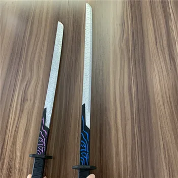 1:1 104 cm Assassin Nožnicový Sedem Cosplay Meč Päť Šesť Sedem Vrah Magic Sowrd Anime Ninja Nôž, Meč Zbraň PU Prop Model