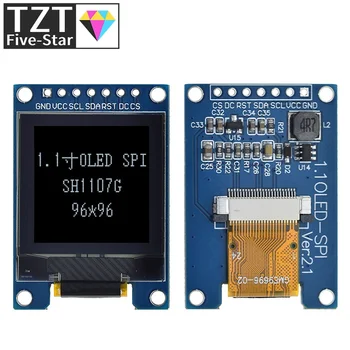 1.1 Palcový OLED Displej 96×96 LCD Modul Rozhrania SPI SH1107 7PIN LCD 1.1 