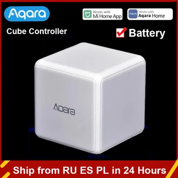 1-4pcs Aqara Magic Cube Radič Zigbee Riadený Šesť Akcie Smart Home Zariadenie Pracovať S bránou Pre Mihome Mijia Ovládanie