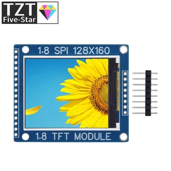 1.8 Palce Sériové SPI TFT LCD Modul Displeja PCB Adaptér IC 128x160 Dot Matrix 3.3 V, 5V IO Inerface Cmmpatible LCD1602 Pre Arduino
