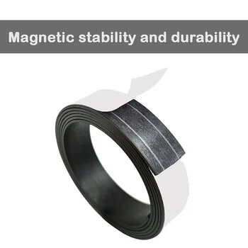 1 Meter Gumy Magnet 10*1 15*1 20*1 30*1 Samolepiace Flexibilné Chladnička Magnetické Pásky Šírka Pásky 10/15/20/30mm