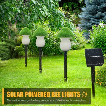 1 Presuňte 3 Trávnik Atmosféru Svetlo Automaticky Rozsvieti Vonkajšie Solárne Lampy Jednoduchá Inštalácia LED Živice Trvanlivé Nepremokavé pre Domov, Záhradu