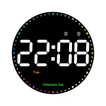 10 inch Digitálne Nástenné Hodiny Diaľkové Ovládanie Temp Dátum Displej časovač Časovač Tabuľka Hodiny na Stenu LED Hodiny S Duálnym Alarmy