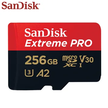 100% Originálne Sandisk Pamäťovú Kartu 64GB 128 gb kapacitou 256 GB A2 Trieda 10 Extreme PRO Karta UHS-I U3 Vysokej Rýchlosti V30 32GB A1 Micro SD Kartu