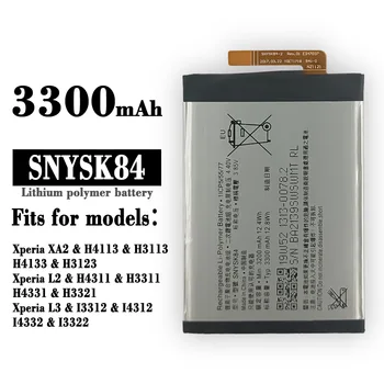 100% Pôvodnej Vysoko Kvalitné Náhradné Batérie Pre Sony Xperia XA2 L2 L3 XA2P SNYSK84 Mobilného Telefónu Nové Lítiové Batérie + Nástroje