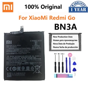 100% Pôvodný Xiao mi BN3A 3000mAh Batérie Pre Xiao Redmi Ísť RedmiGo Vysokej Kvality Telefón Náhradné Batérie