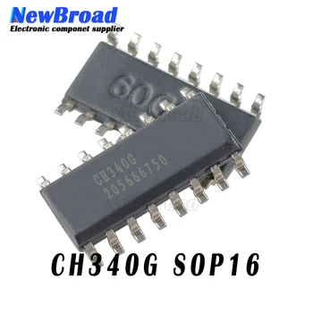 100KS Pôvodné CH340G IC R3 Doske Voľný USB Kábel Serial Čip SOP-16 CH340