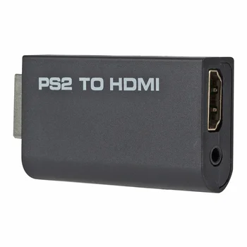 100ks/Veľa PS2 na kompatibilný s HDMI Audio Video Converter Adaptér 480i/480p/576i s 3,5 mm Audio Výstup pre Všetky PS2 Režimy Zobrazenia