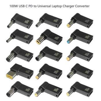 100W USB Typu C, Rýchle Nabíjanie Konektor Adaptéra Univerzálny Konektor USB C Prenosný Nabíjací Konvertor pre Dell Asus Hp, Acer, Lenovo
