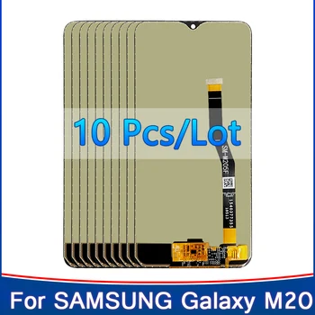 10Pcs AAA+ Pre Samsung Galaxy M20 2019 SM-M205 M205F LCD Displej Dotykový Displej Digitalizátorom. Pre Samsung M20 SM-M205 M205FN Obrazovke
