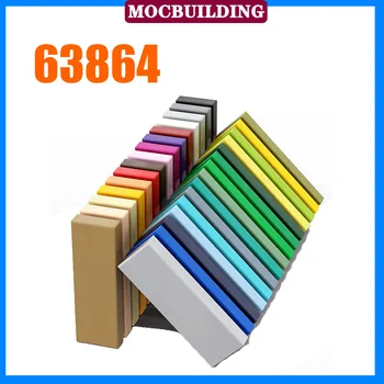 10PCS MOC Časti 63864 Dlaždice 1 x 3 Kompatibilný Tehly DIY Assmble Stavebné Bloky Častíc
