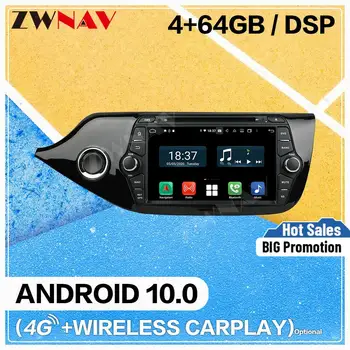 128GB Carplay Android 10 obrazovke Auto DVD Prehrávač pre KIA Ceed 2012 2013 2014 2016 GPS Navigácie Auto Audio Rádio Stereo Hlava jednotky