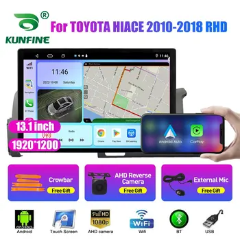 13.1 palcov autorádia Pre TOYOTA HIACE 2010 2011-2018 Auto DVD, GPS Navigácie Stereo Carplay 2 Din Strednej Multimediálne Android Auto