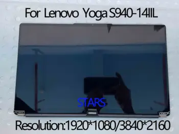 14.0 Palcový notebook Dotykový displej Pre Lenovo Yoga S940-14IIL FHD ALEBO UHD Lcd Displej Hornej Polovici Nastaviť Montáž