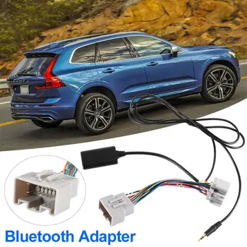 14Pin Auto Adaptér Bluetooth, autorádio Stereo Hudby Aux kábel Kábel Adaptéra Pre VOLVO C30 C70, S40 S60, S70 V40 V50