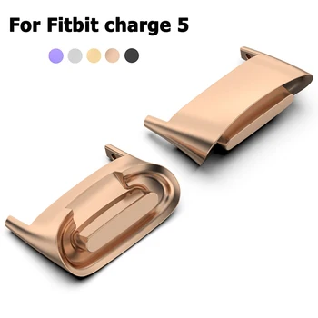 1Pair Konektor pre Fitbit Poplatok 5 Sledovať Kapela Adaptér Kožené Charge5 Nehrdzavejúca Oceľ Príslušenstvo Fitness Náramok Veľkoobchod Nové