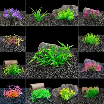 1Pc Mini Dekoratívne Simulované Vodné Burín Akvárium Príslušenstvo akvárium Dekorácie Acuario Nástroje Aquario Ozdoby Rastliny