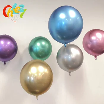 1pcs 4D 22 inch Kovové Fólie Balóny Zlata, Striebra, fialová Hélium balón Svadby, Narodeniny, Party Dekor Nafukovacie Globos Dodávky