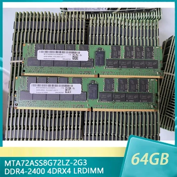1Pcs MTA72ASS8G72LZ-2G3 Pre MT RAM 64 G 64GB DDR4-2400 4DRX4 DDR4 2400 LRDIMM Server Pamäť
