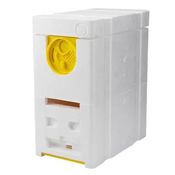 1PCS Nový Dizajn Dvojvrstvové Bee Kráľovná Párenie Box Peny A Plastové Chov Včelárske Náradie Dodávky