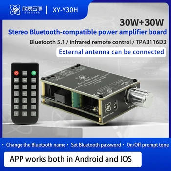 2*30W TPA3118D2 Stereo Audio Bluetooth, Digitálny Zosilňovač Triedy Doska D HIFI DIY Amplificador APP