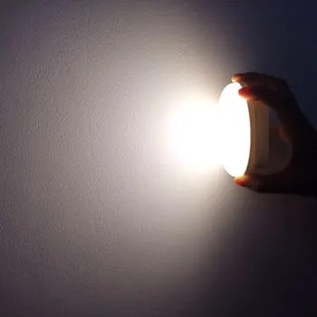 2 ks Mini Snímač Pohybu, Nočné Svetlo Teplé Biele Osvetlenie Chrániť Oči Nabíjateľná Automaticky Zapnúť Vypnúť Prenosné LED Lampa