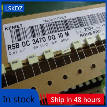 20-50PCS KEMET AV RSB 0.47 uf/63V 470nf u47 474 zbrusu nový tenký film kondenzátor 5mm