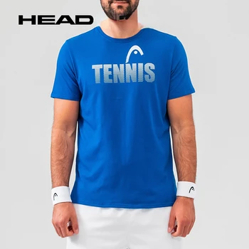 2022 Hlavy tenis t-shirt oblečenie mužov samec krátky rukáv sport CLUB COLIN T-Shirt športové oblečenie, fitness