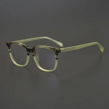 2023 Nové retro bežné čerstvé okuliare, rám mužov acetát dizajnér klasické optické okuliare Krátkozrakosť čítanie ženy osobné okuliare