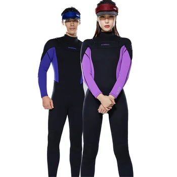 2023 Vonkajšie Športové Žena Potápanie Oblečenie s Dlhým Rukávom Muž Plavky 3/2MM Elastické Ženy Wetsuits Jeden kus Surfovanie Plavky