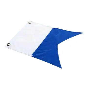 30 X 35 cm Biela Modrá Polyester Ponor Lode Alfa Vlajka Potápanie Príslušenstvo