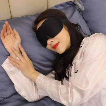 3D Spánku Prírodné Masky na Spanie Očná Maska Eyeshade Kryt Odtieň Očí Patch Ženy Muži Mäkké Prenosné zaviazanými očami Cestovné Eyepatch