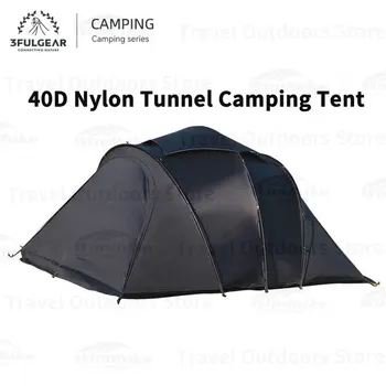 3F UL VÝSTROJ HAILUO 40 D Nylon Tunel Camping Stan 3-4 Štyri Sezóny Stan Slnku-doklad, Camping Markíza Stan PU3000MM Stan