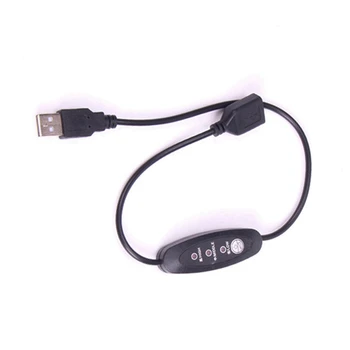 3X USB 5V-12V Regulátor Teploty Ohrievača Termostat 3-Rýchlosť, Nastaviteľné 24W