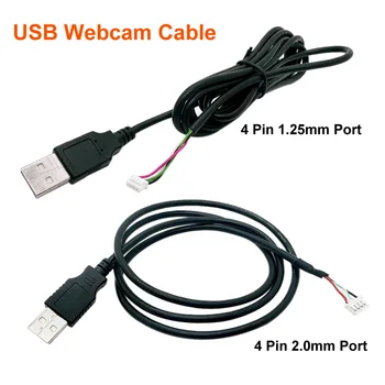 4 Pin 1,25 mm / 2,0 mm port USB Kábel Kamery Pre Web Kamera((1/1.5/2/3m Kamera Kábel)