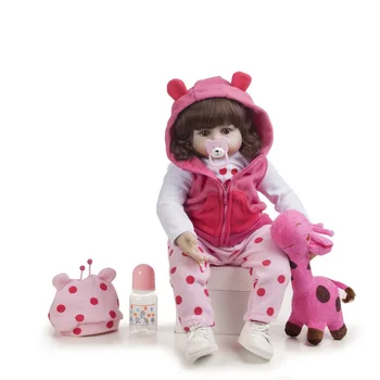 48 cm Simulácia bábiku Baby Doll Hnuteľného Údaje Módne Bábiky Reborned Detská Hračka Bábika Živý Realistický Stimulovať Hračky pre Deti darček