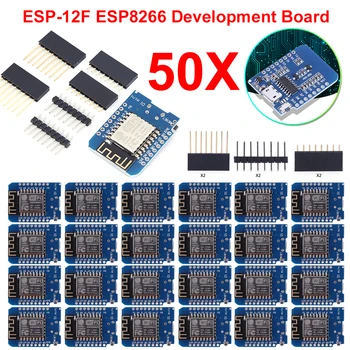 50PC ESP-12F ESP8266 Nodemcu Lua WIFI Expansion Board OTA SPUSTIŤ Internet Vývoj Doska pre Pc Kompatibilný WeMos D1 Mini