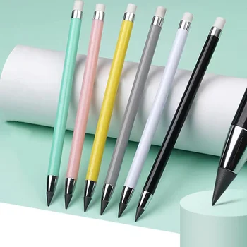 6 Ks/SetColor Večný Ceruzka Viesť Core Opotrebovaniu Nie je Ľahké Zlomiť Ceruzky Papiernictvo Dodávky Prenosných Vymeniteľné Pero