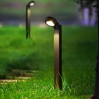 60/80 CM 10W LED Záhrada Pozornosti Vonkajšie Hliníkové Krajiny Trávnik Lampa Moderného Dvore Vily Cestnej Obrube Svetlo