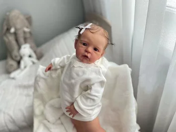 65 CM Sandie Reborn Bábiky Dievčatá Realisticky Handmade na Vysokej Maľované s Žily Plavidla Reborn Baby Doll Bebé Reborn
