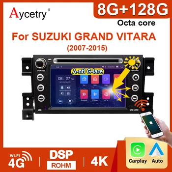 8G 128G 2 din autorádia stereo android 12 obrazovky Pre SUZUKI GRAND VITARA rokov 2007-2015 Carplay Multimediálny prehrávač GPS 4G Navigáciu