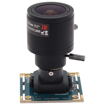 8MP 3264X2448 Webcam IMX179 Video CCTV Priemyselné USB Modul Kamery s 2.8-12mm varifokálny objektív