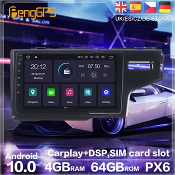 Android 10.0 Rádio Stereo Pre Honda Jazz 3 2015-2020 Nosenie 3 GPS Navigácia, Auto DVD Prehrávač Multimediálnych Auto Rádio Prehrávač HeadUnit