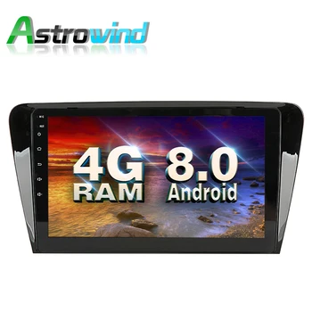 Android 8.0 Systém 4G RAM Auto DVD Navigačný Systém GPS Stereo Media Auto Rádio Audio Video pre Škoda Octavia A7 2013 2014 2015