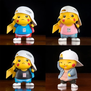 Anime Pokémon Obrázok Kawaii Ozdoby Pikachu Módne Páry Narodeninám Druhý Element Deti Hračky