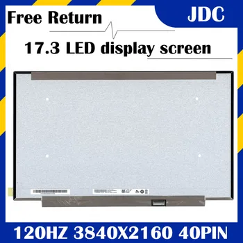 B173ZAN06.8 120HZ 4K 40pins 3840×2160 17.3 palce Notebook, displej LCD Náhradné Displej Matrix