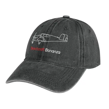 Beechcraft Bonanza Logo Kovbojský Klobúk Nové V Klobúk Snapback Spp letné klobúky dámske Golfové Oblečenie pre Mužov