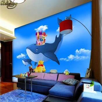 beibehang foto tapety abstraktných de parede 3D HD Cartoon detskej izby, spálne, obývacia izba veľké maľovanie nástennú maľbu na stenu papier