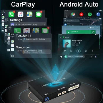 Bezdrôtové Apple Carplay Android Auto Na TOYOTA Touch 2 CHR Avalon Corolla Camry yaris Auris toyota RAV4 Highlander 2014-2019 Dekodér